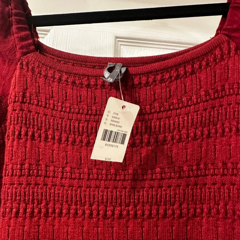 NWOT Anthropologie Smocked Puff-Sleeved Midi Dress - Picture 4 of 8